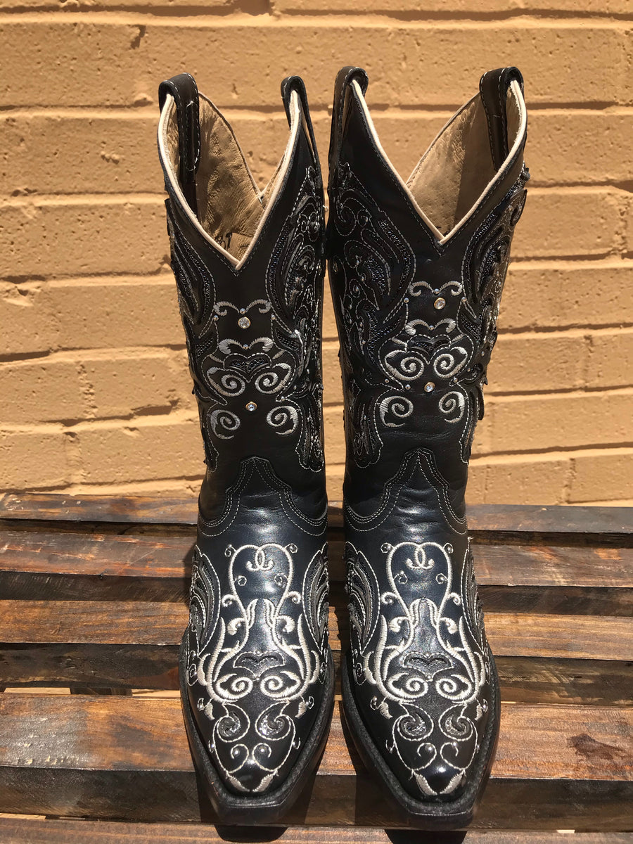 154 Black Women’s Vaquera/Western Boots Rosita’s Western Wear