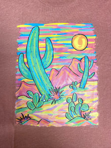 Cactus Sunset Graphic Tee