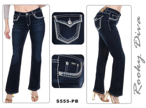 RD S-555 Boot Cut Womens Jeans