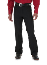 82BK Black Wrangler Wrancher Polyester Jeans Regular Fit