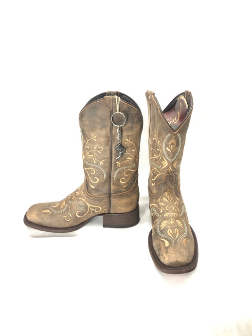 #28 MEA045A Caborca Women's Square Toe/Rodeo