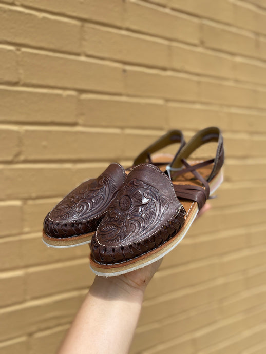 Cincelado Cafe Laced Huaraches