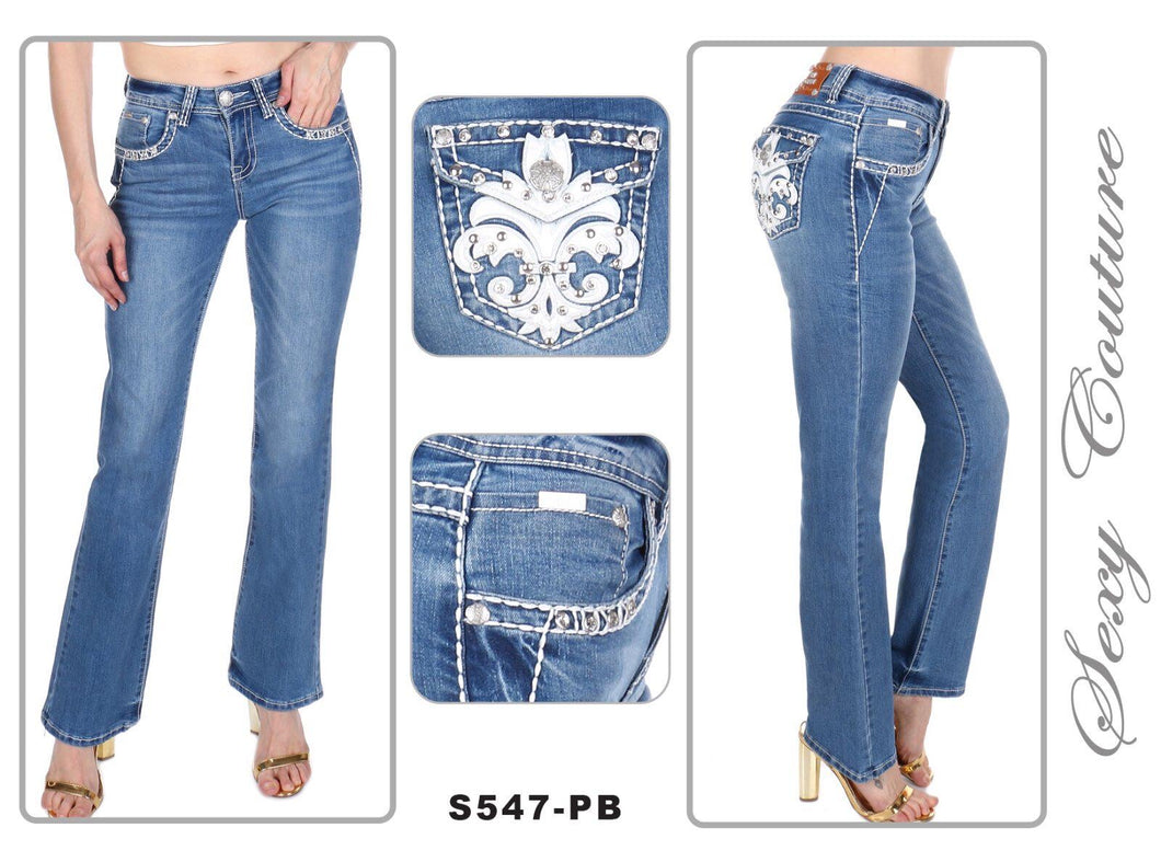 SC S-547 Boot Cut Womens Jeans