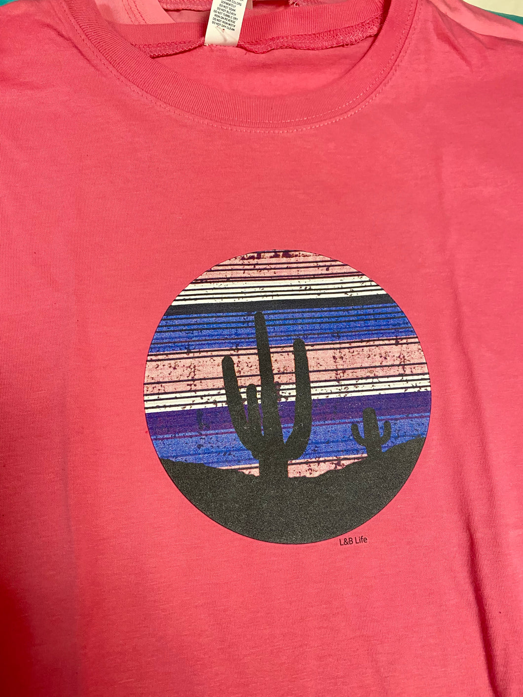 Cactus Sunset Girls Graphic Tee