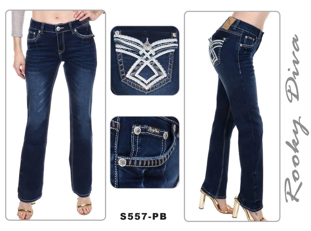 RD S-557 Boot Cut Womens Jeans