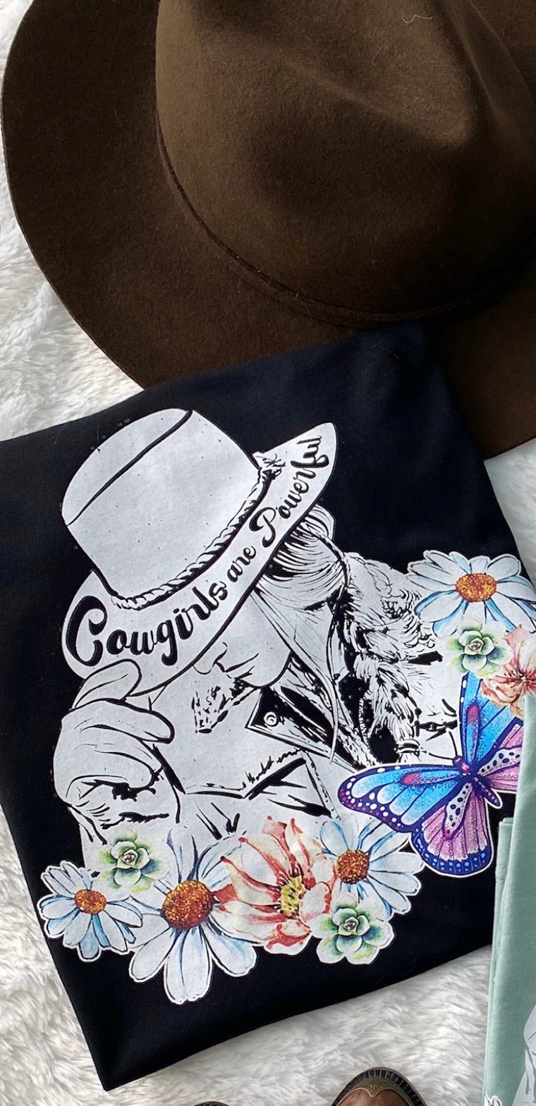 Powerful Cowgirl Graphic Tee